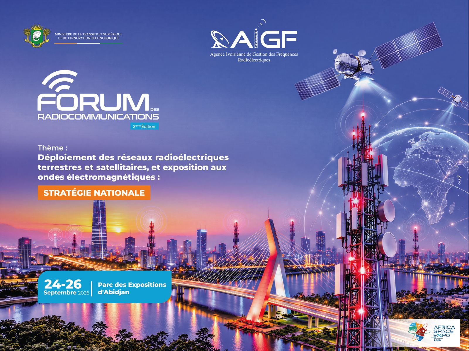 Forum des Radiocommunications 2026 - Déploiement des réseaux radioélectriques terrestres et satellitaires